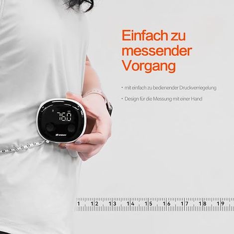 Fitdays Mètre Ruban Intelligent Analyse du BMI/Graisse Corporelle via Bluetooth (1/4)