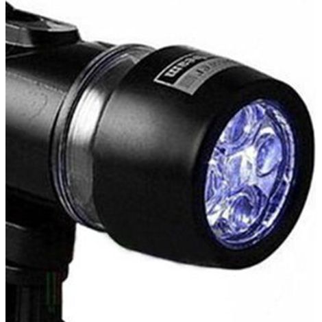 Schwarze Vorder- und Rückleuchte für Mountainbikes, Vorder- und Rücklichter für Nachtfahrten (1/5)