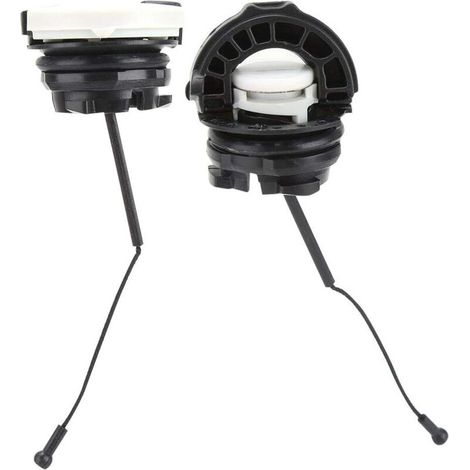 Tapón del depósito de combustible y tapón de aceite para motosierra STIHL, 1 grande + 1 pequeño (2 tamaños) (1/5)