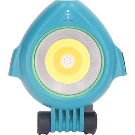 Wiederaufladbare LED-Arbeitsleuchte mit 3 Modi, magnetisch, blau, für Automechaniker, leistungsstarke tragbare Beleuchtung mit Einstellmöglichkeiten. (1/5)