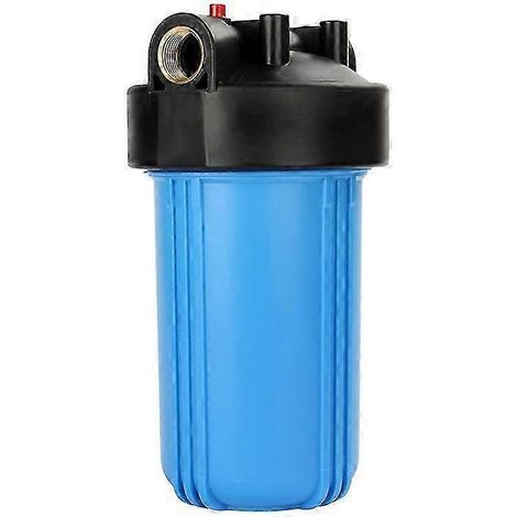 10-Zoll-Wasserfiltergehäuse in Blau, kompatibel mit Standard-Filterpatronen (blaues Gehäuse). (1/5)