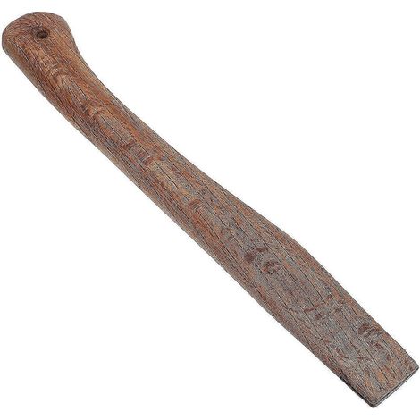 Manche de rechange en bois brun pour outils de travail du bois, en bois dur trempé, poignée ergonomique en forme de tête de tigre pour ciseaux à bois, haches et marteaux, durable et confortable. (1/5)