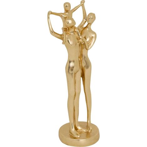 Statuette Déco Famille en Résine "Hapi' 28cm Doré (1/2)