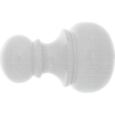 Terminal Madera "Chyc" 20x68 mm. Blanco