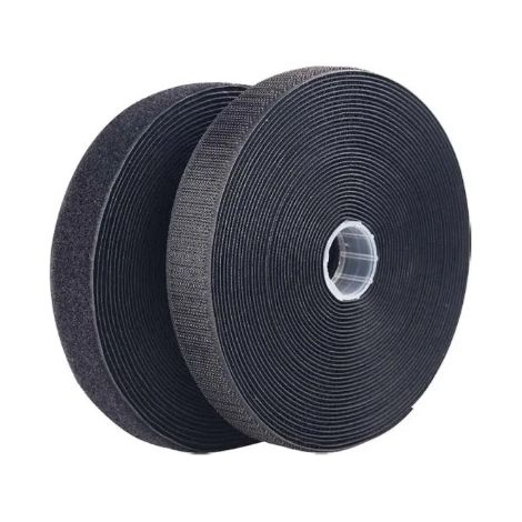 NASTRO A STRAPPO DA CUCIRE COL.NEROMIS.1,5M+1,5M CON SPESSORE 20MM