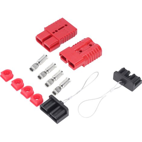 Connecteur Rapide de Batterie, Kit de Prise de Faisceau de Câbles de Déconnexion de Batterie ABS Connecteurs Rapides Résistants à la Chaleur pour Treuil électrique Treuil VTT. (1/5)