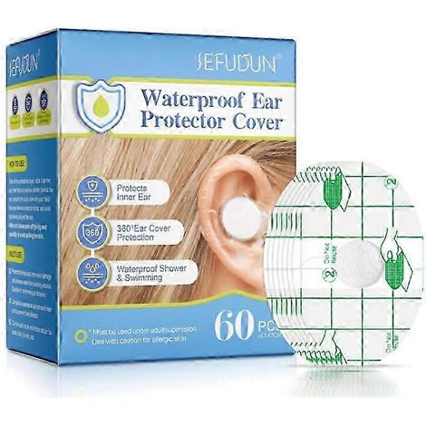 Protections d'oreilles étanches, patchs pour les oreilles pour le bain, le lavage des cheveux et la natation, pour bébé et nourrisson (1/5)