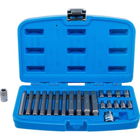 BGS Bit-Satz Antrieb Außensechskant 10 mm (3/8") Keil-Profil (für Ribe) 22tlg. - 5013 (1/5)