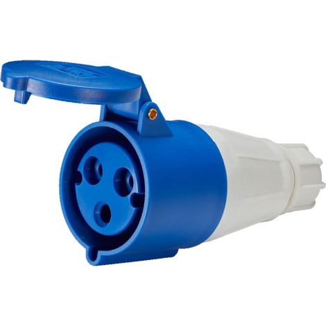 IP44 Prise Industrielle Connhésion Prise CEE 240V 32Ampères 223 3 Broches Femelle Prise pour Caravane Roulotte de Camping Industriel 1pc (1/5)