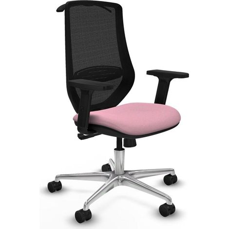 Piqueras y Crespo Mardos Chaise de bureau rose ergonomique