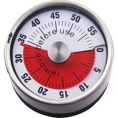 Minuteur mécanique et magnétique Basics. Maximum 60 Minutes. Alarme sonore Lorsque Le Temps-RAPANDA (1/5)