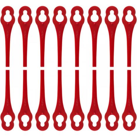 Lot de 100 lames de rechange en plastique pour LIDL Florabest Edger - Longueur 8,3 cm (1/5)
