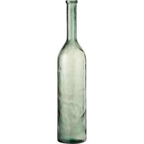Vase Design en Verre "Carafe" 101cm Vert (1/3)