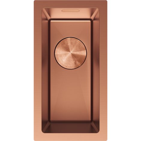 Mexen Trixo Edelstahlspüle, 1-Becken, 230 x 440 mm, Kupfer - 6411221000-65