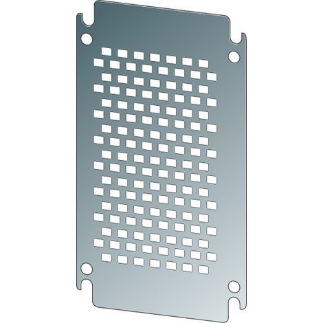 Platine de montage perforée et galvanisé pour 800x800mm (000138701)