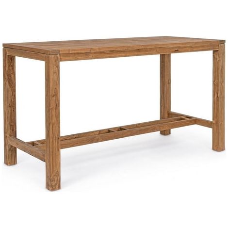 Table de jardin en bois de teck Maricruz 180 x 80 cm (1/5)