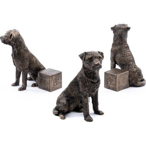 Border Terrier Plant Pot Feet - Set of 3 - L7.5 x W8.5 x H9 cm