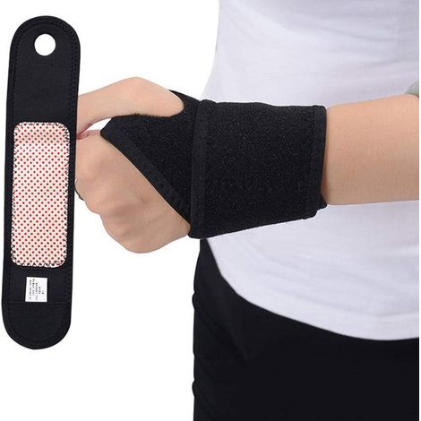 1 Bracelet Poignet, Aimant Thérapie, Auto-chauffant Moxibustion, Support Articulation Douleur (1/5)