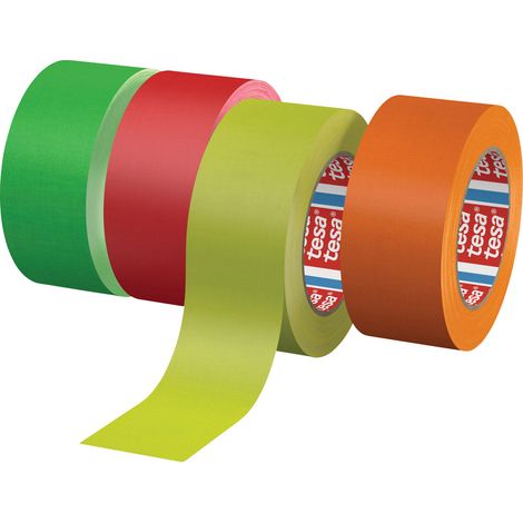 tesa 04671-00056-10 Gewebeklebeband tesaband® 4671 Neongrün (L x B) 25 m x 25 mm 1 St.