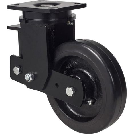 rueda giratora placa(ancha)10hlsba250-hgb suspension goma negra natural bolas (1/2)