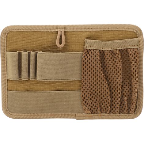 Sacoche de ceinture EDC extérieure en toile Oxford, poche porte-outils, étui médical, support téléphone, sac de chasse, kaki (1/5)