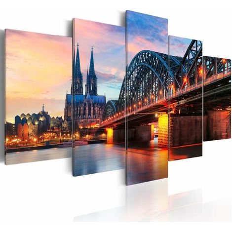 Tableau soirée à cologne - 200 x 100 cm (1/4)