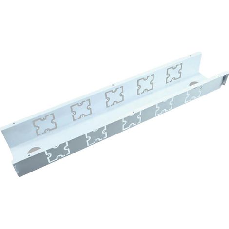 Support de câbles de bureau, 86 prises murales, boîtier de câblage de bureau en acier, multiprise, porte-cordon, chemin de câbles métallique (1/4)