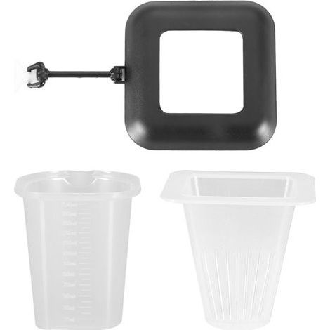 BelleRise - Mückenlarven-Futterautomat - 6,3 cm Saugnapftrichter - Aquarium - Präzise Fütterung (1/5)