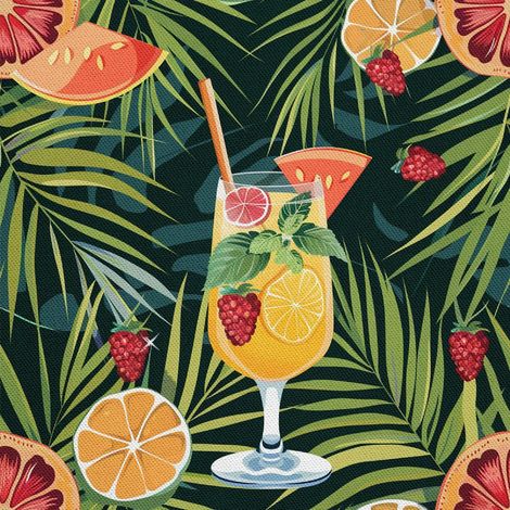 Outdoor Dekostoffe Oxford - Motiv Cocktail DX8389 (1/5)