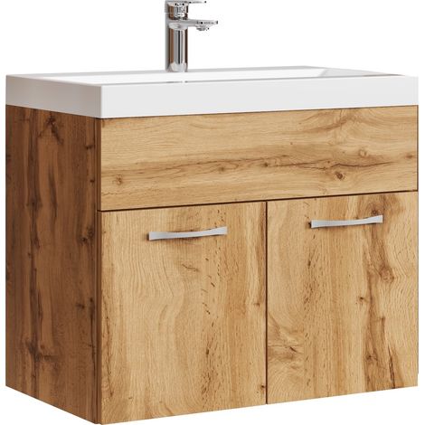 Mobile da bagno Montreal 01 60cm Rovere - armadio mobiletto lavabo