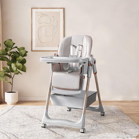 Fauteuil coloris blanc en polypropylene 53 x 76 x 95 cm (1/5)