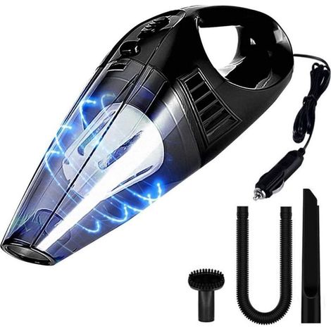 Aspirateur portable pour voiture Besylruy – 120 W, puissance d’aspiration 5 kPa, 22 000 tr/min, cordon de 3 m (1/5)