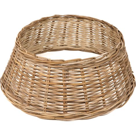 Westmann Rattan Weihnachtsbaum Rock Santa  Natur  Ø 65 cm