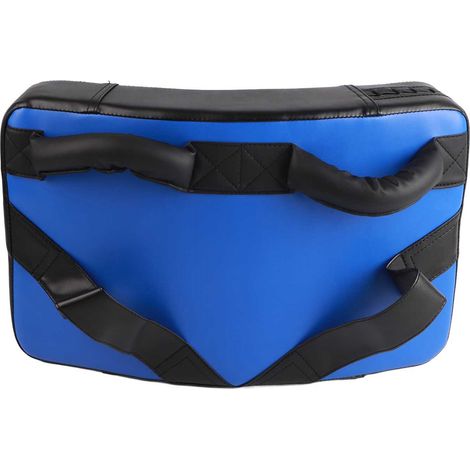 Cible De Pied - Courbée - Cuir Spatial Et Mousse EVA - Pour Arts Martiaux Taekwondo Muay Thai - 46 X 30 X 8 Cm - 1 Pièce (1/5)