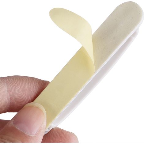 Lot de 10 supports de câbles de bureau avec clips de fixation et crochets de gestion des câbles pour la maison et le bureau (1/5)