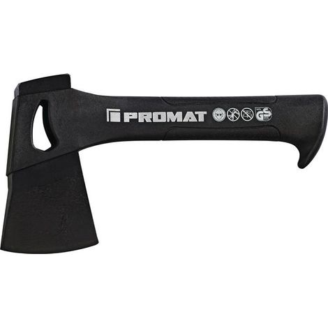 Hachette de camping poids 450 g longueur du manche 230 mm avec manche en nylon PROMAT (1/2)