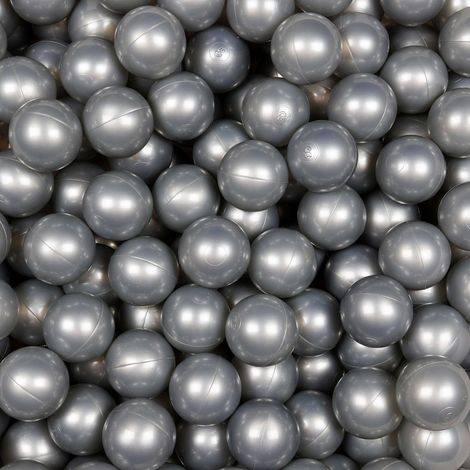 Palline giocattolo ø7cm 25pz argento (1/4)