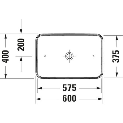 DURAVIT 2397600070 D-Neo lavabo posé 600x400 mm (1/3)
