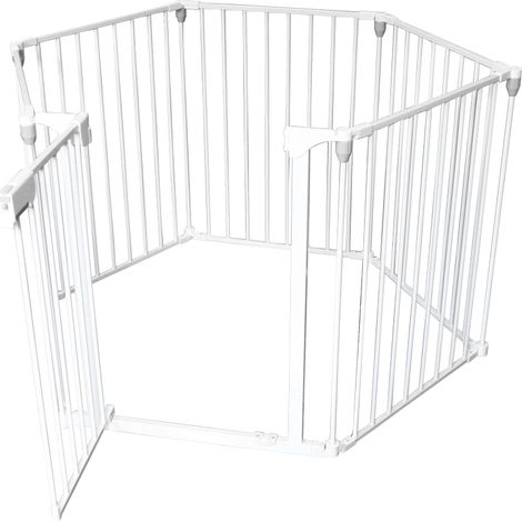 King Home BARRIERA BIMBI BIANCA in metallo 120x74h cm bianca