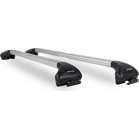 Barre universali da tetto auto flush rails Menabò Ariete Silver (1/5)