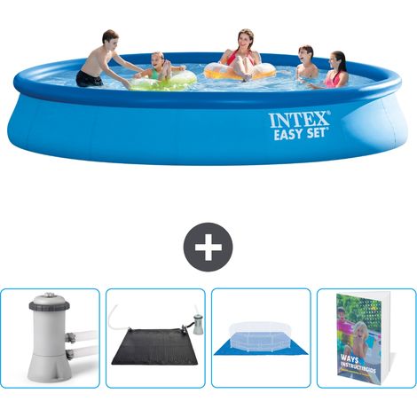 Intex Piscina Easy Set Rotonda - 457x84 cm - 7-pezzi  SCB110 (1/5)