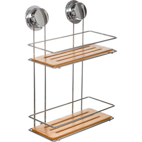 Duschregal VENTERRA, 2 Ablagen, Metall, 25 x 13,2 x 36,5 cm (1/5)
