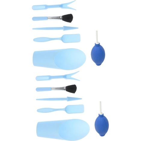 2ensembles Mini Outils De Jardinage pour Plantes Succulentes avec Pelle Souffleur Brosse Et Outil De Transplantation Couleur Bleue (1/5)