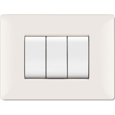 PLACCA LIFE Q LIVING PLAST BIANCO 3P Q.TA 10