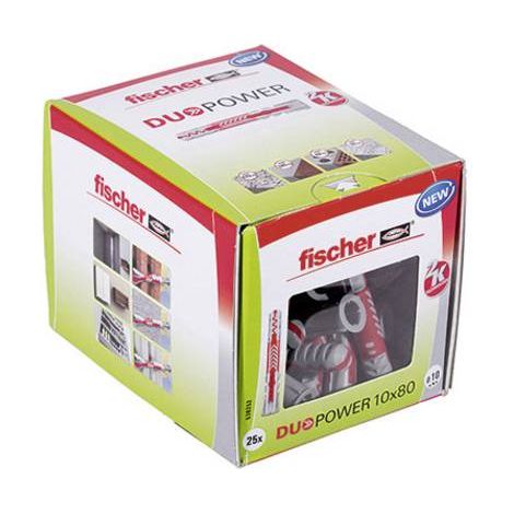 Fischer 25x DUOPOWER 10 x 80 mm - 538252