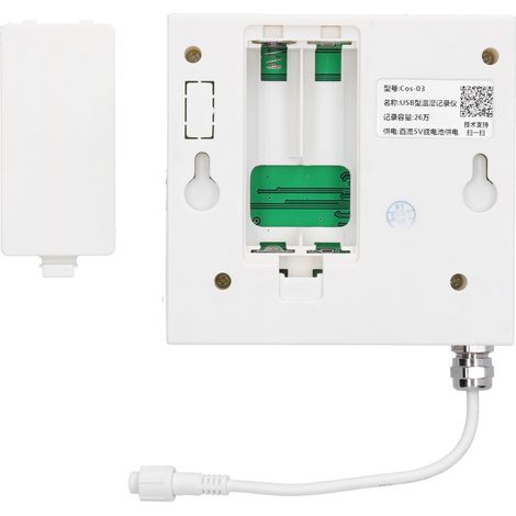 Enregistreur de température et d'humidité USB avec capteur externe de température et d'humidité, précision standard, 208 W ensembles de données. (1/5)