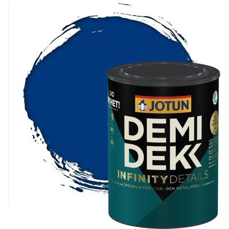 Peinture Bois - JOTUN - Lasure Opaque Satinée - RAL 5002 - Bleu Outremer - 0,75L (1/2)