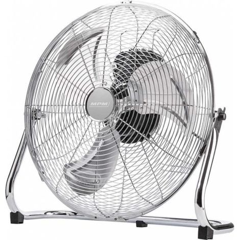 MPM MWP-01 ventilatore da terra industriale argento 100W