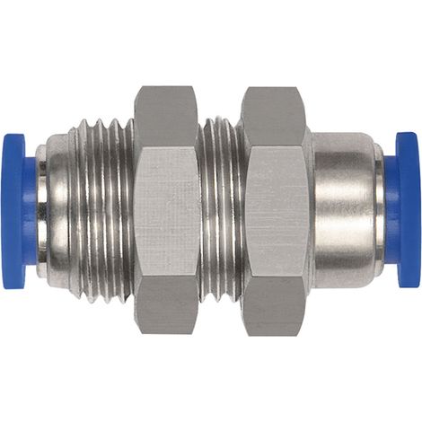 Riegler Schott-Steckverbindung »Blaue Serie« mini, M8x0,75, Schlauch-Ø 3 (1/3)