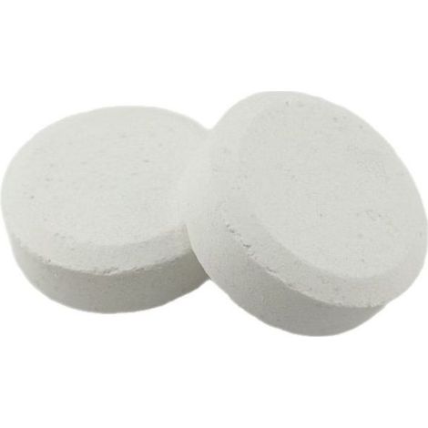 Multifunktionale Chlortabletten – Sofortige Desinfektion von Schwimmbecken und Badewannen – Anti-Algen-Behandlung – Packung mit 50 Stück (1/5)
